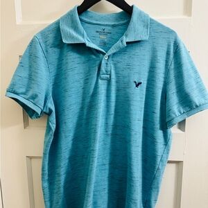 ⭐️American Eagle Outfitters, polo shirt, blue, Sz large